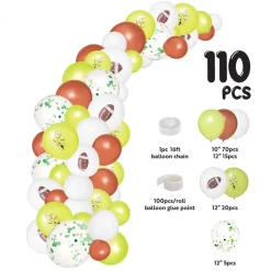 Decostar™ Football Theme Balloon Garland Set 16ft