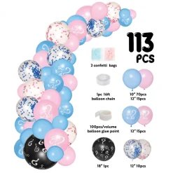 Decostar™ Gender Reveal Theme Balloon Garland Set 16ft