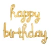 Decostar™ "HAPPY BIRTHDAY" Balloon - Gold