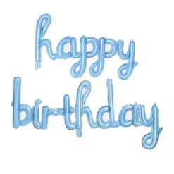 Decostar™ "HAPPY BIRTHDAY" Balloon - Blue