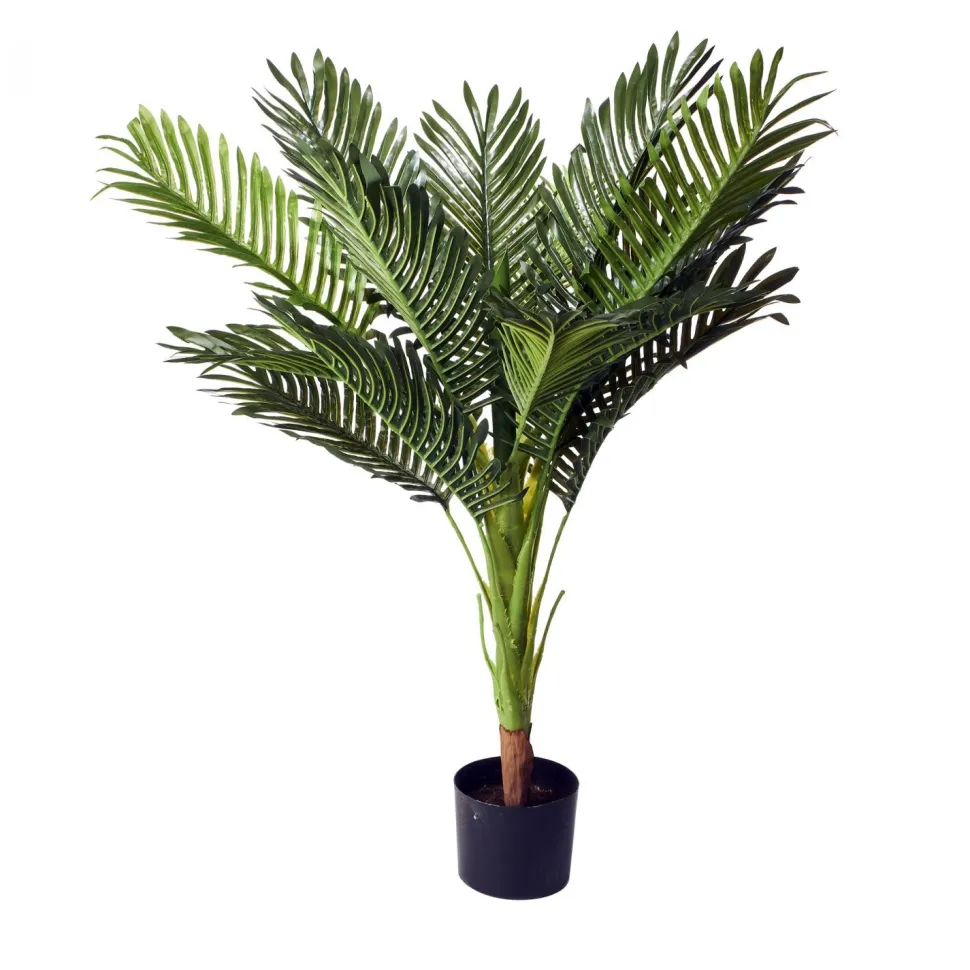 Decostar™ 40in Artificial Areca Plant with Pot - Black