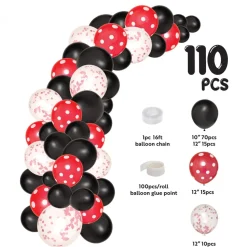 Decostar™ LadyBug Theme Balloon Garland Set 16ft