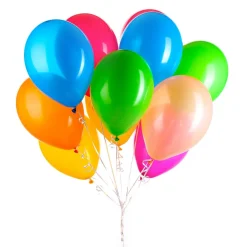 Decostar™ Latex Balloon 12" 72pc/bag - Assorted