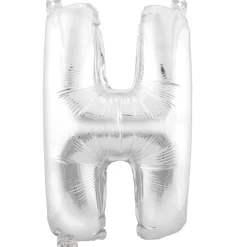 Decostar™ Letter Mylar Foil Balloon 16" - "H"