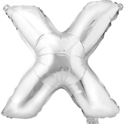 Decostar™ Letter Mylar Foil Balloon 16" - "X"