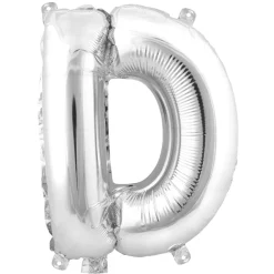 Decostar™ Letter Mylar Foil Balloon 16" - "D"