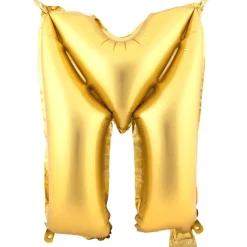 Decostar™ Letter Mylar Foil Balloon 16" - "M"