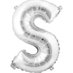 Decostar™ Letter Mylar Foil Balloon 16" - "S"