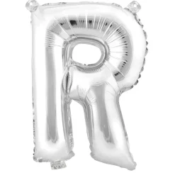 Decostar™ Letter Mylar Foil Balloon 16" - "R"