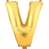 Decostar™ Letter Mylar Foil Balloon 34" - "V"