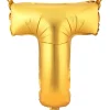 Decostar™ Letter Mylar Foil Balloon 16" - "T"