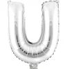 Decostar™ Letter Mylar Foil Balloon 16" - "U"