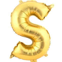 Decostar™ Letter Mylar Foil Balloon 34" - "S"