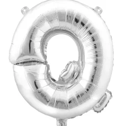 Decostar™ Letter Mylar Foil Balloon 16" - "Q"