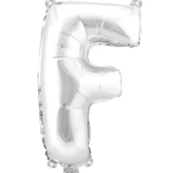 Decostar™ Letter Mylar Foil Balloon 16" - "F"
