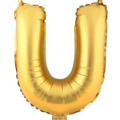Decostar™ Letter Mylar Foil Balloon 16" - "U"