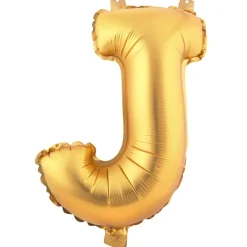 Decostar™ Letter Mylar Foil Balloon 16" - "J"