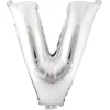 Decostar™ Letter Mylar Foil Balloon 34" - "V"