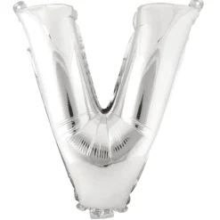 Decostar™ Letter Mylar Foil Balloon 34" - "V"