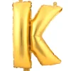 Decostar™ Letter Mylar Foil Balloon 16" - "K"