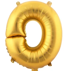 Decostar™ Letter Mylar Foil Balloon 16" - "O"