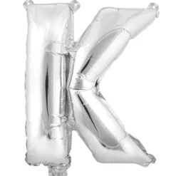 Decostar™ Letter Mylar Foil Balloon 16" - "K"