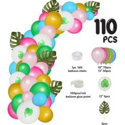 Decostar™ Luau Theme Balloon Garland Set 16ft