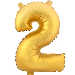 Decostar™ Number Mylar Foil Balloon 34" - "2"