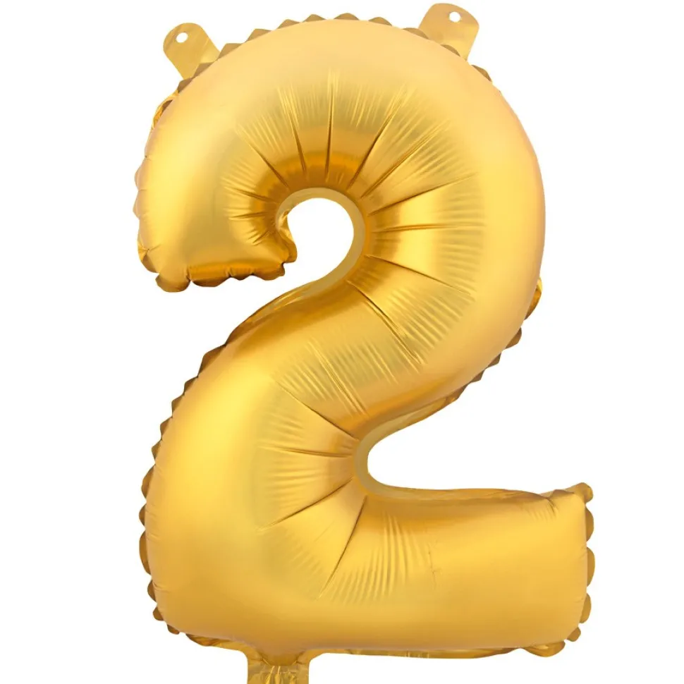 Decostar™ Number Mylar Foil Balloon 34" - "2"