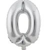 Decostar™ Number Mylar Foil Balloon 34" - "0"