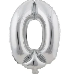 Decostar™ Number Mylar Foil Balloon 34" - "0"