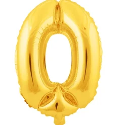 Decostar™ Number Mylar Foil Balloon 34" - "0"