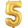 Decostar™ Number Mylar Foil Balloon 34" - "5"