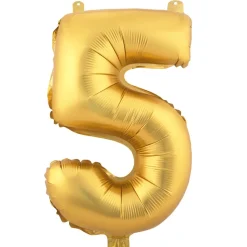 Decostar™ Number Mylar Foil Balloon 34" - "5"