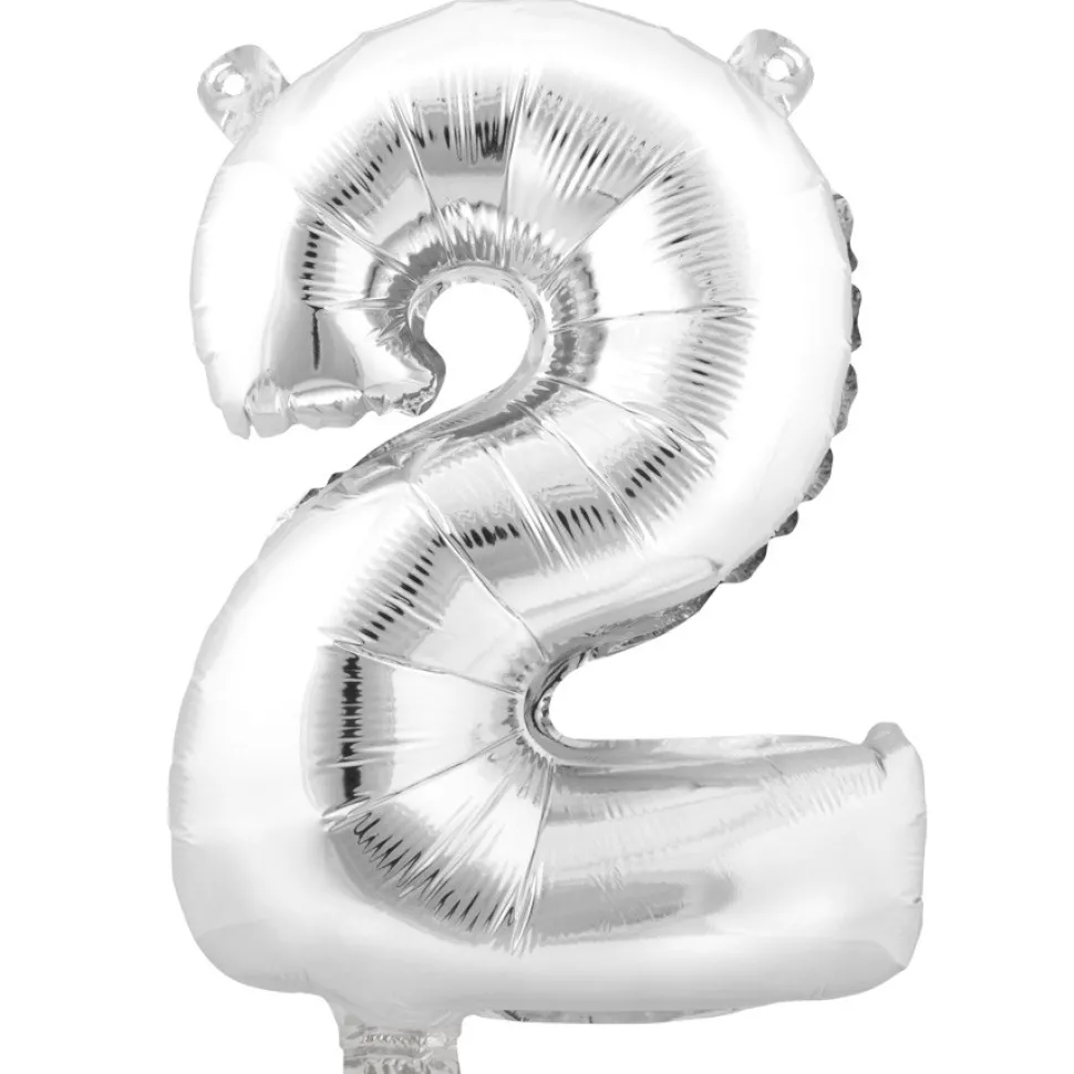 Decostar™ Number Mylar Foil Balloon 34" - "2"