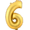 Decostar™ Number Mylar Foil Balloon 16" - "6"
