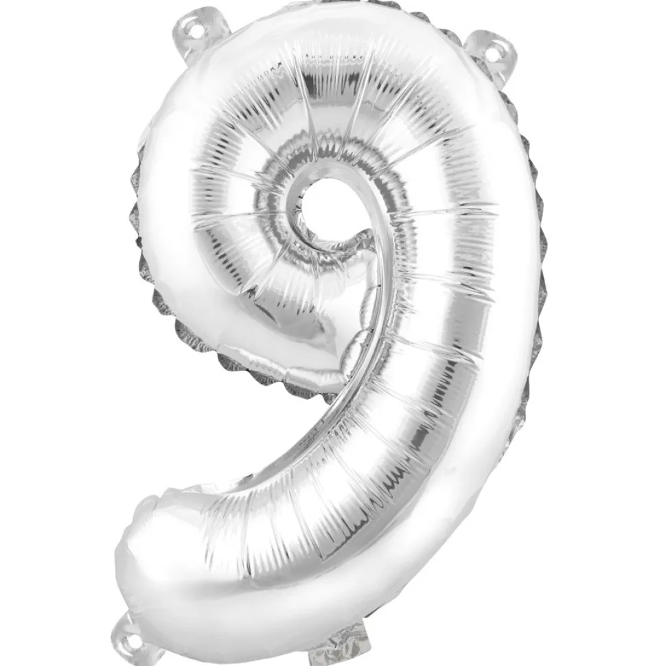 Decostar™ Number Mylar Foil Balloon 34" - "9"