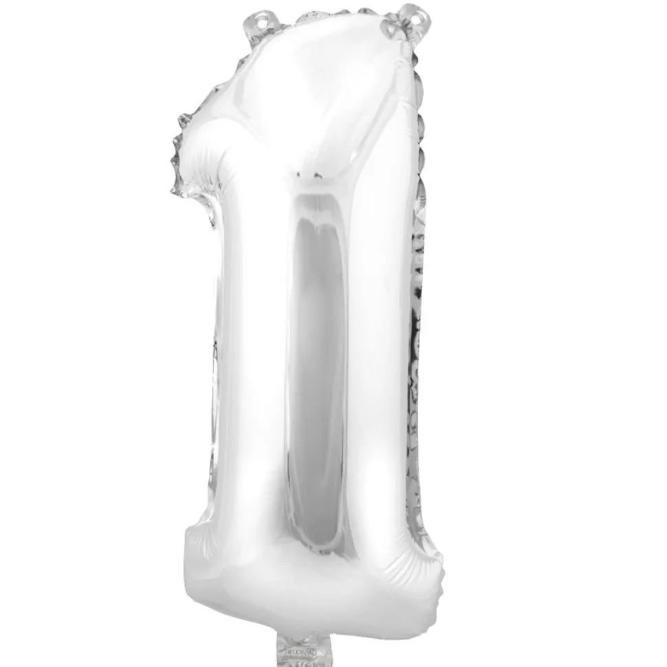Decostar™ Number Mylar Foil Balloon 34" - "1"
