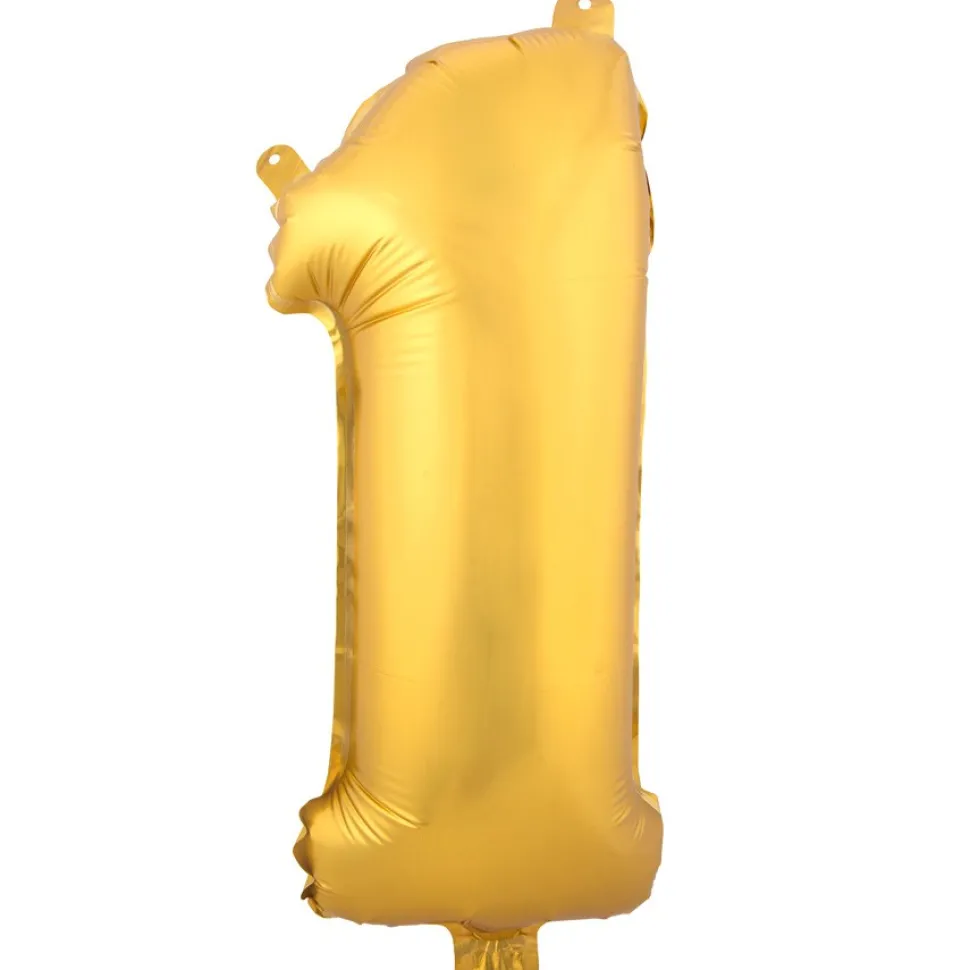 Decostar™ Number Mylar Foil Balloon 34" - "1"