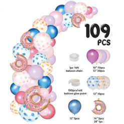 Decostar™ Pastry Theme Balloon Garland Set 16ft
