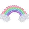 Decostar™ Rainbow Balloon Garland Set 16ft