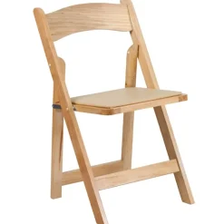 DecoStar™ Replacement Cushion for Firmfold™ Wood Folding Chair - Natural
