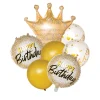 Decostar™ Royal Birthday Balloon Bouquet - Gold