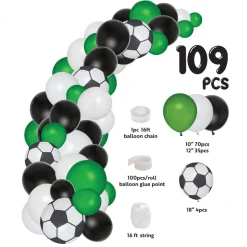 Decostar™ Soccer Theme Balloon Garland Set 16ft