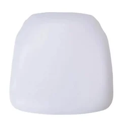 DecoStar™ Wood-Backed Vinyl Cushion for Chiavari EnvyChair™ - White