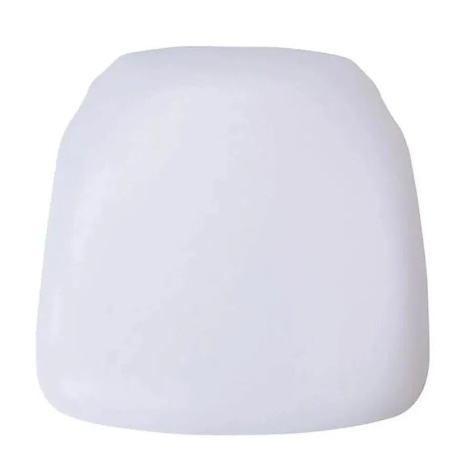 DecoStar™ Wood-Backed Vinyl Cushion for Chiavari EnvyChair™ - White