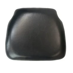 DecoStar™ Wood-Backed Vinyl Cushion for Chiavari EnvyChair™ - Black