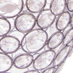 DecoStar™ Acrylic Crystal Hanging Oblong Light - 10" w/ Light kit