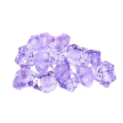 Decostar™ Acrylic Crystal Ice Décor Lavender - 12 Bags
