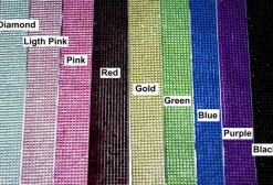 DecoStar™ Adhesive Rhinestone Mesh Sticker Sheets - 20" - Purple